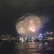 Hong Kong Boat Trip and Fireworks 4K